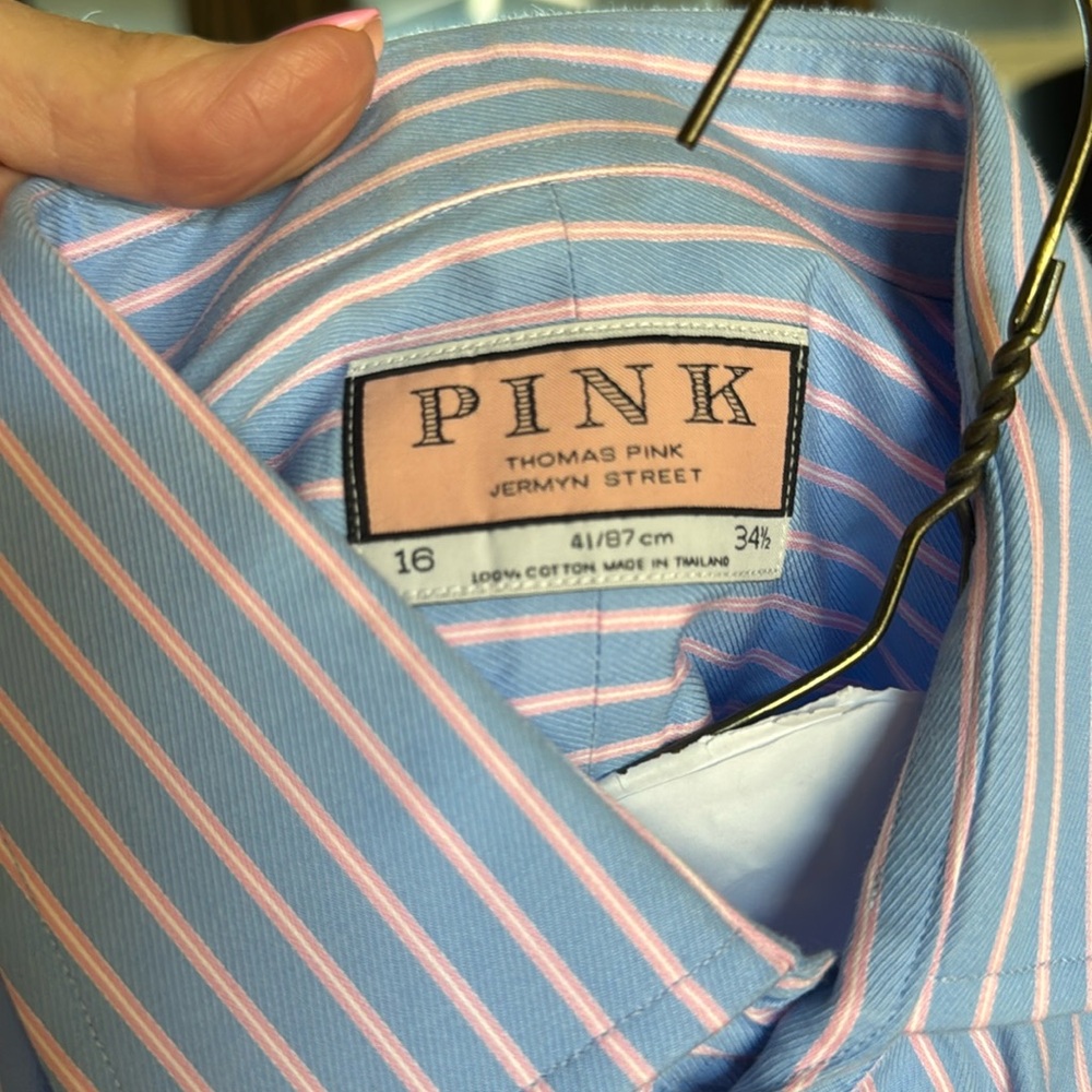Thomas Pink dress shirt size 16-341/2